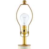 Modern European furniture - White Cotton Accent Table Lamp - www.oroa.com