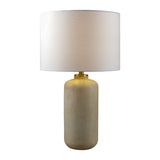 Modern European furniture - Neutral-Toned Ceramic Table Lamp - www.oroa.com