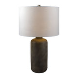 Modern European furniture - Neutral-Toned Ceramic Table Lamp - www.oroa.com