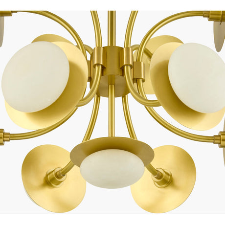 Modern European furniture - Gold 13-Light Pendant Lamp - www.oroa.com