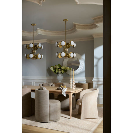 Modern European furniture - Gold 13-Light Pendant Lamp - www.oroa.com