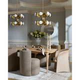 Modern European furniture - Gold 13-Light Pendant Lamp - www.oroa.com