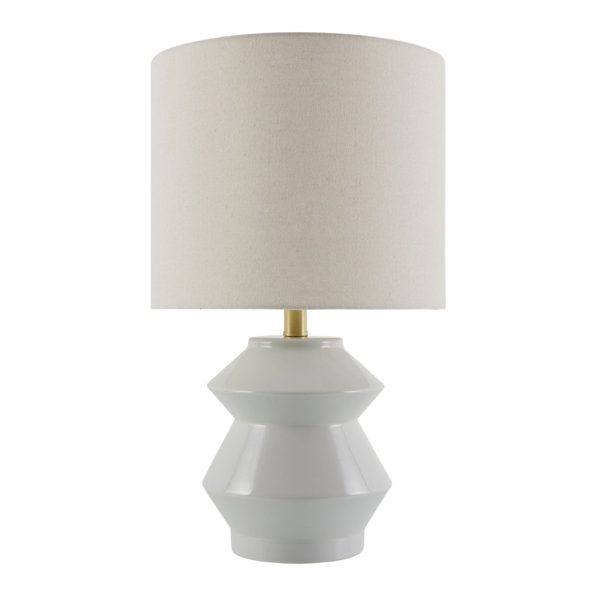 Modern European furniture - Geometrical Ceramic Accent Table Lamp - www.oroa.com