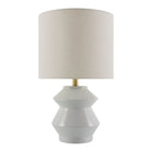 Modern European furniture - Geometrical Ceramic Accent Table Lamp - www.oroa.com