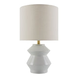 Modern European furniture - Geometrical Ceramic Accent Table Lamp - www.oroa.com