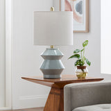Modern European furniture - Geometrical Ceramic Accent Table Lamp - www.oroa.com