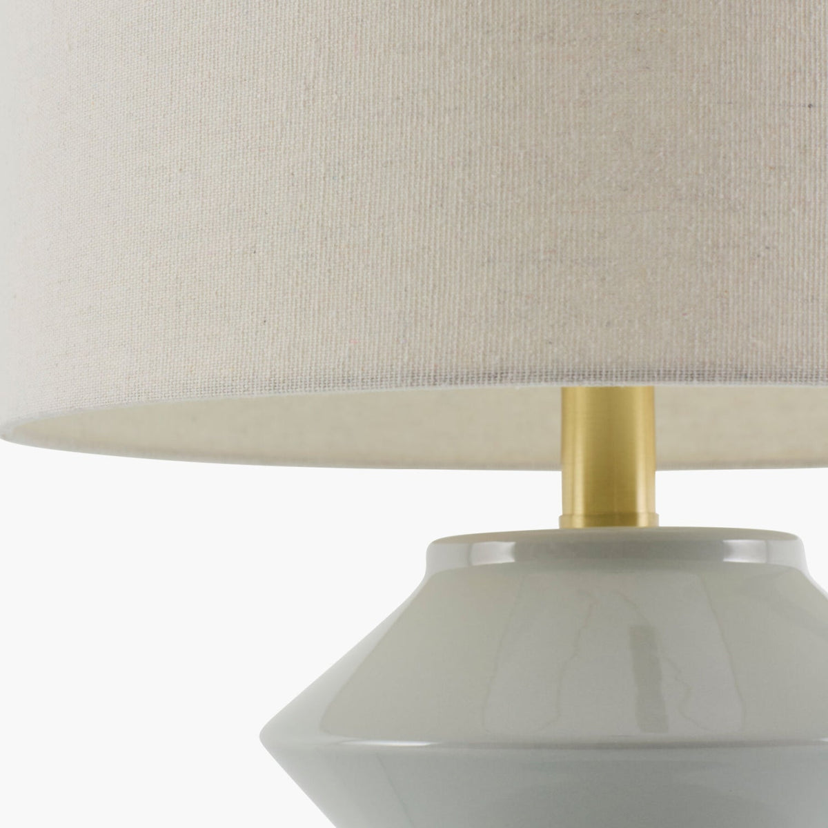Modern European furniture - Geometrical Ceramic Accent Table Lamp - www.oroa.com