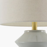 Modern European furniture - Geometrical Ceramic Accent Table Lamp - www.oroa.com