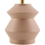 Modern European furniture - Geometrical Ceramic Accent Table Lamp - www.oroa.com