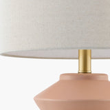 Modern European furniture - Geometrical Ceramic Accent Table Lamp - www.oroa.com