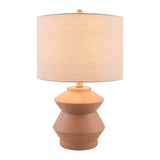 Modern European furniture - Geometrical Ceramic Accent Table Lamp - www.oroa.com