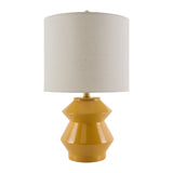 Modern European furniture - Geometrical Ceramic Accent Table Lamp - www.oroa.com
