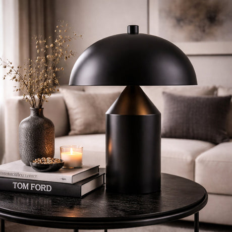 Modern European furniture - Metal Dome Table Lamp - www.oroa.com