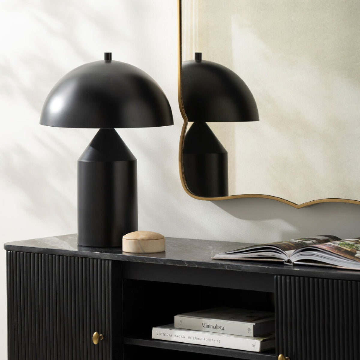Modern European furniture - Metal Dome Table Lamp - www.oroa.com