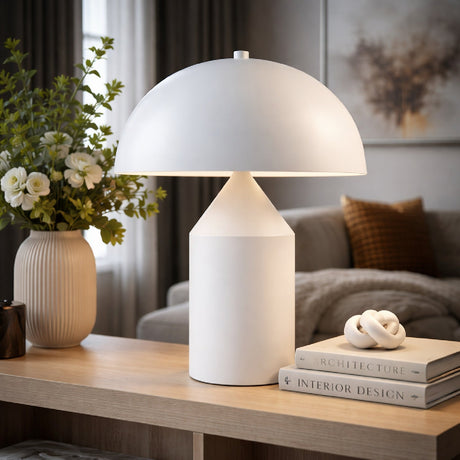 Modern European furniture - Metal Dome Table Lamp - www.oroa.com