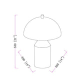 Modern European furniture - Metal Dome Table Lamp - www.oroa.com