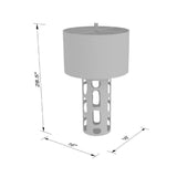 Modern European furniture - Rustic Bronze Finish Table Lamp - www.oroa.com