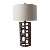 Modern European furniture - Rustic Bronze Finish Table Lamp - www.oroa.com