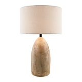 Modern European furniture - Beige Concrete Accent Table Lamp - www.oroa.com
