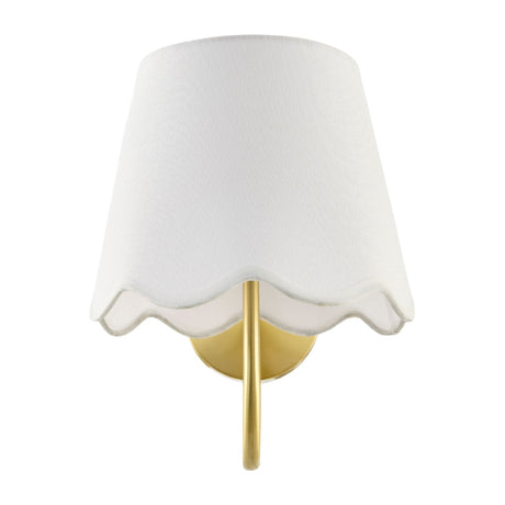 Modern European furniture - Scalloped Linen Wall Lamp - www.oroa.com