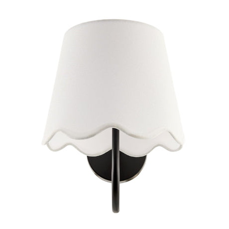 Modern European furniture - Scalloped Linen Wall Lamp - www.oroa.com