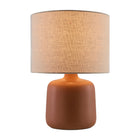Modern European furniture - Beige Linen Ceramic Table Lamp S - www.oroa.com