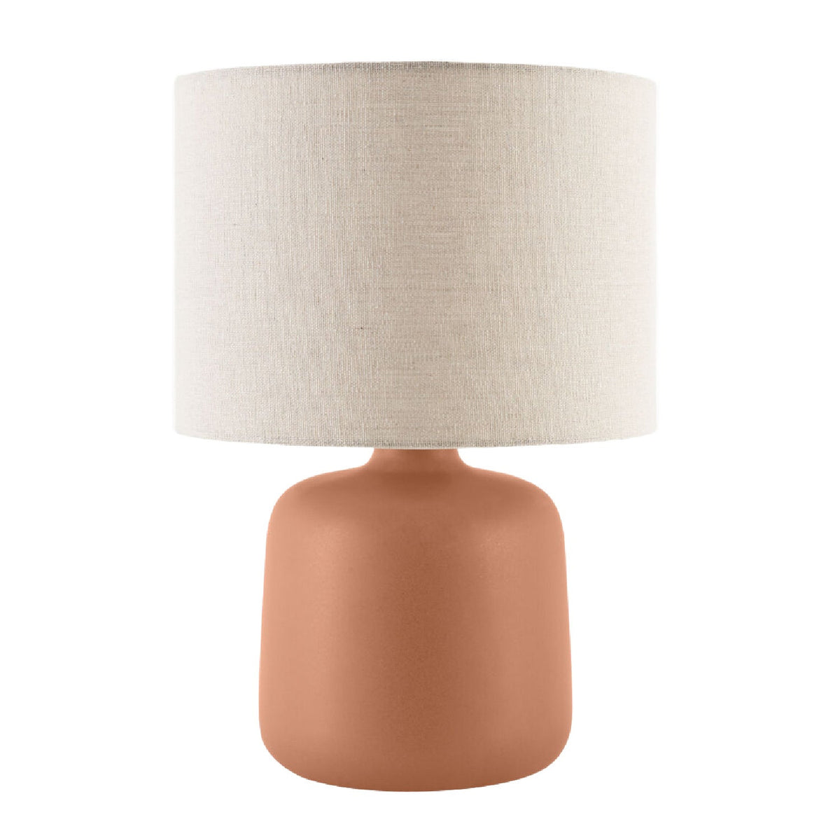 Modern European furniture - Beige Linen Ceramic Table Lamp S - www.oroa.com