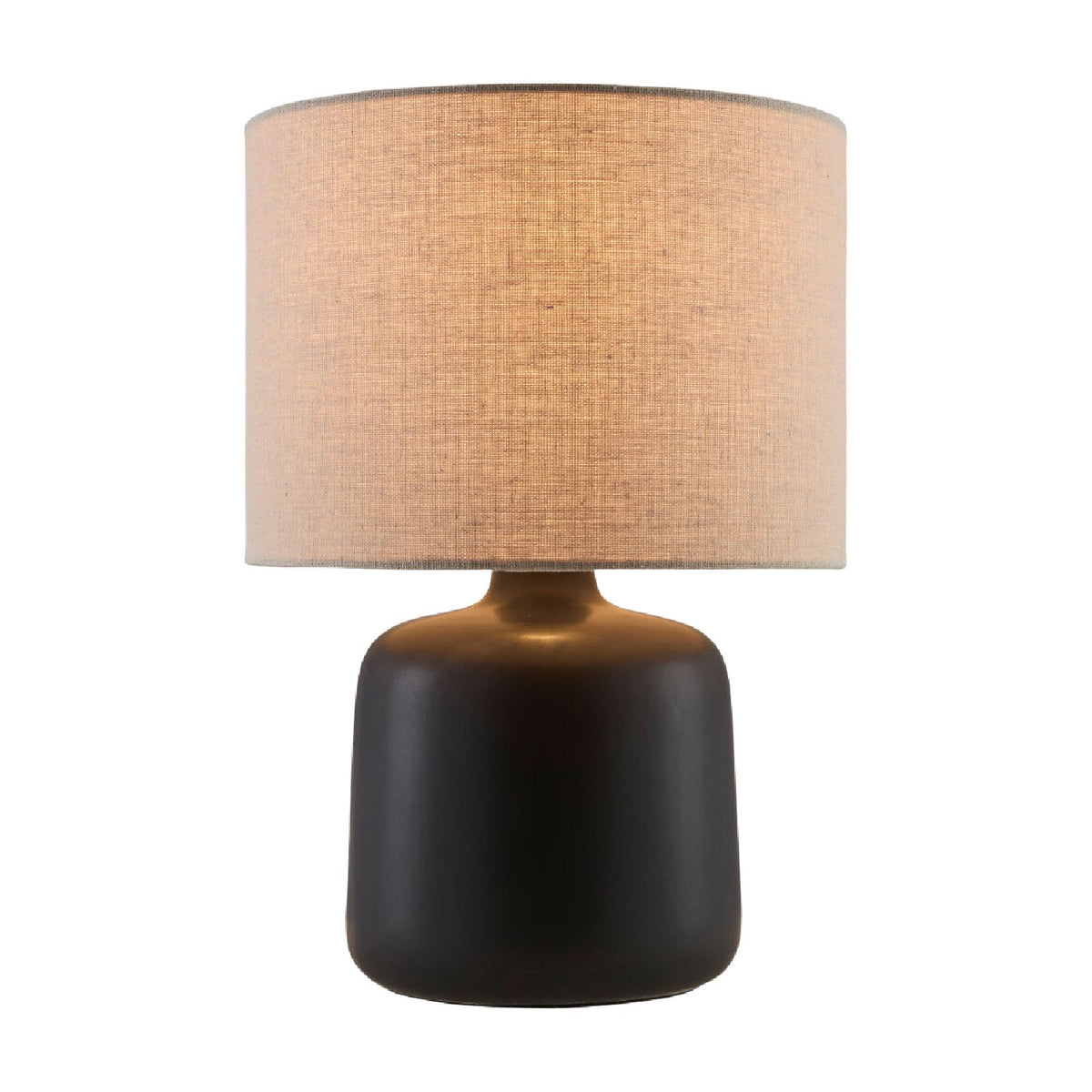 Modern European furniture - Beige Linen Ceramic Table Lamp S - www.oroa.com