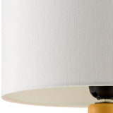 Modern European furniture - White Jute Ceramic Table Lamp - www.oroa.com