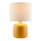 Modern European furniture - White Jute Ceramic Table Lamp - www.oroa.com
