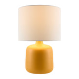 Modern European furniture - White Jute Ceramic Table Lamp - www.oroa.com