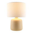 Modern European furniture - White Jute Ceramic Table Lamp - www.oroa.com