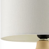 Modern European furniture - White Jute Ceramic Table Lamp - www.oroa.com