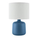 Modern European furniture - White Jute Ceramic Table Lamp - www.oroa.com