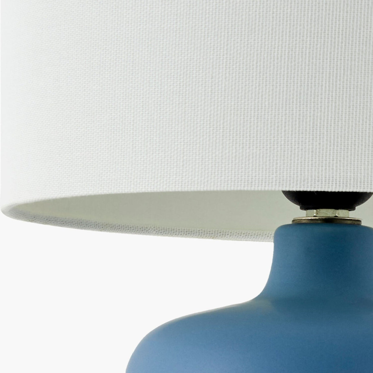 Modern European furniture - White Jute Ceramic Table Lamp - www.oroa.com