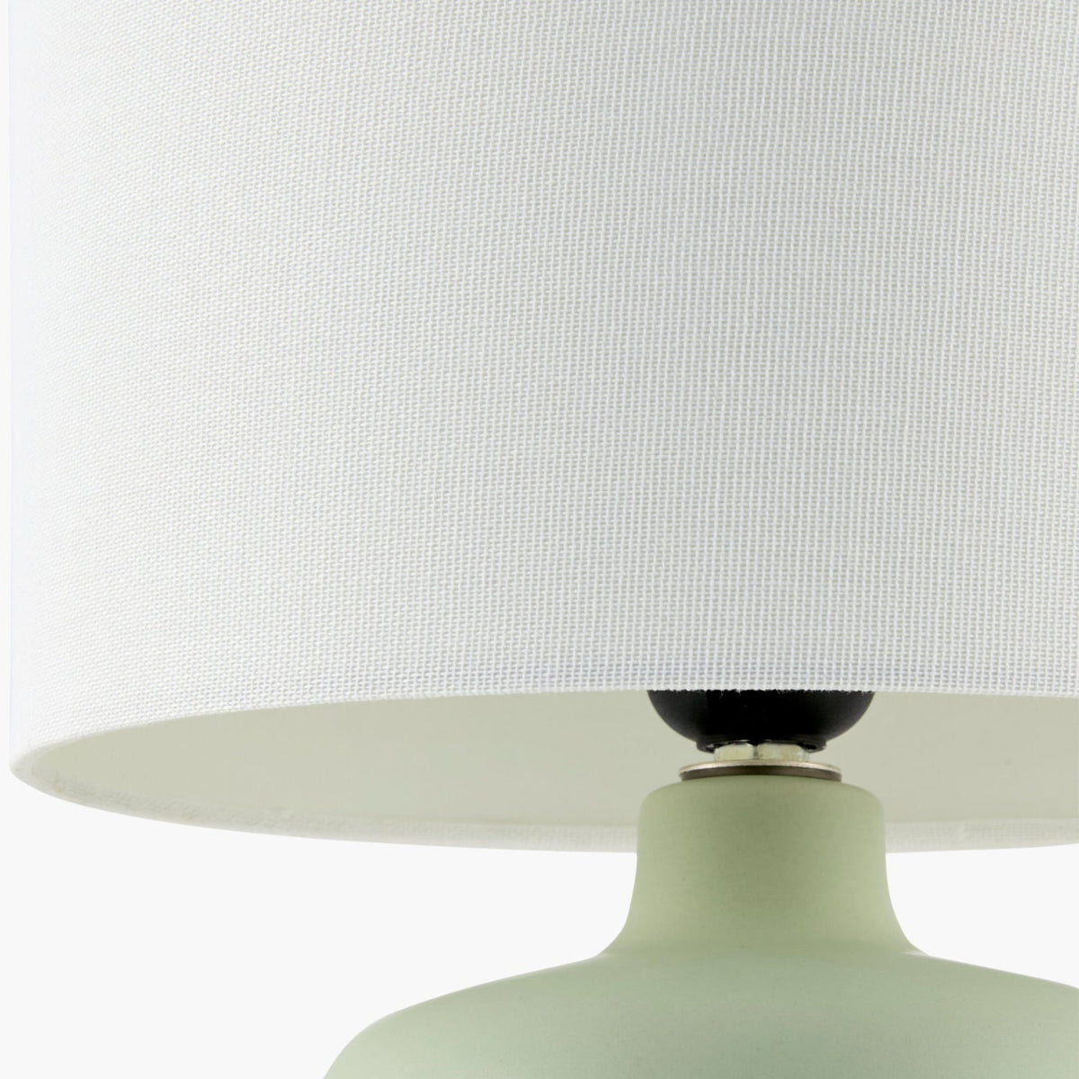 Modern European furniture - White Jute Ceramic Table Lamp - www.oroa.com