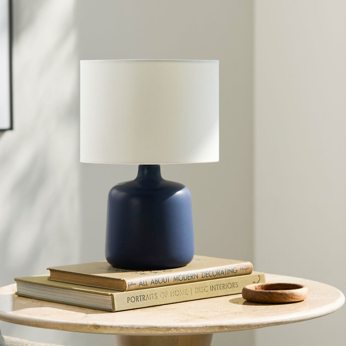 Modern European furniture - White Jute Ceramic Table Lamp - www.oroa.com