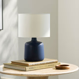 Modern European furniture - White Jute Ceramic Table Lamp - www.oroa.com