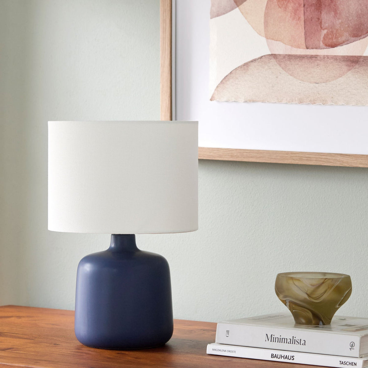 Modern European furniture - White Jute Ceramic Table Lamp - www.oroa.com