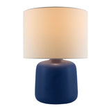 Modern European furniture - White Jute Ceramic Table Lamp - www.oroa.com