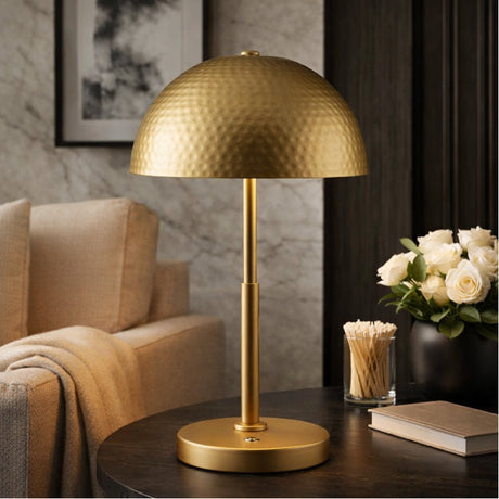 Modern European furniture - Metal Dome Accent Table Lamp - www.oroa.com