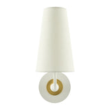 Modern European furniture - Elongated White Shade Wall Lamp - www.oroa.com