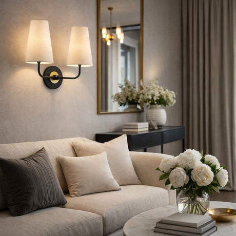 Modern European furniture - Elongated Dual-Shade Wall Lamp - www.oroa.com