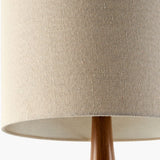 Modern European furniture - Cylindrical Linen Shade Floor Lamp - www.oroa.com