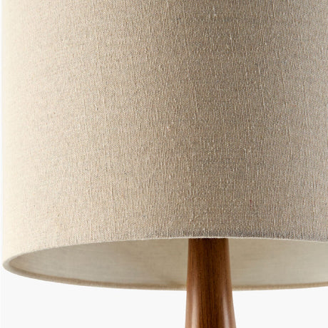 Modern European furniture - Cylindrical Linen Shade Floor Lamp - www.oroa.com