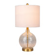 Modern European furniture - Crackle Clear Glass Table Lamp - www.oroa.com