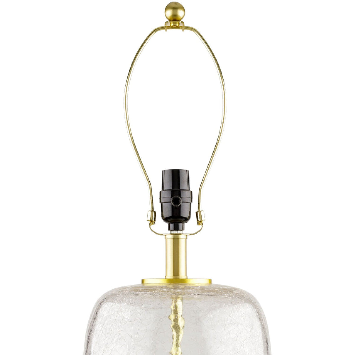Modern European furniture - Clear Glass Accent Table Lamp - www.oroa.com