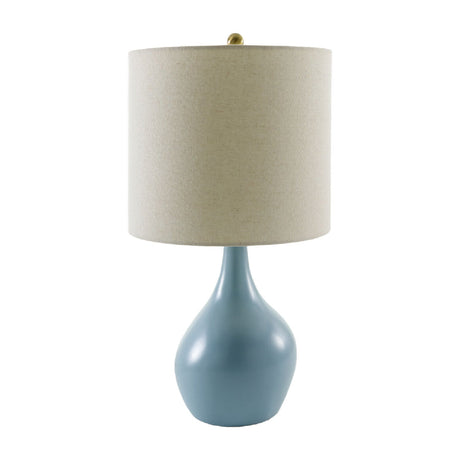 Modern European furniture - Ceramic Vase-Inspired Table Lamp - www.oroa.com