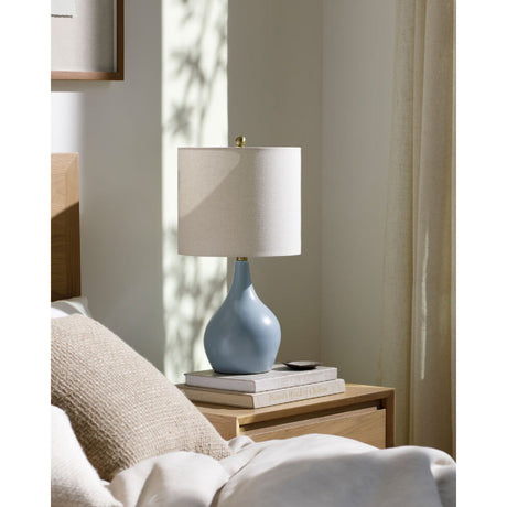 Modern European furniture - Ceramic Vase-Inspired Table Lamp - www.oroa.com