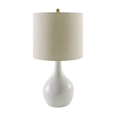 Modern European furniture - Ceramic Vase-Inspired Table Lamp - www.oroa.com